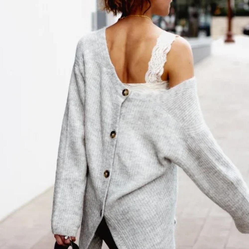 J.Crew Oversized Open Back Button - image 2